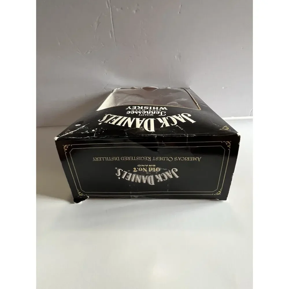 Vintage Jack Daniel’s Old No. 7 Jesse Gamble Signature Glass Set Sealed NOS